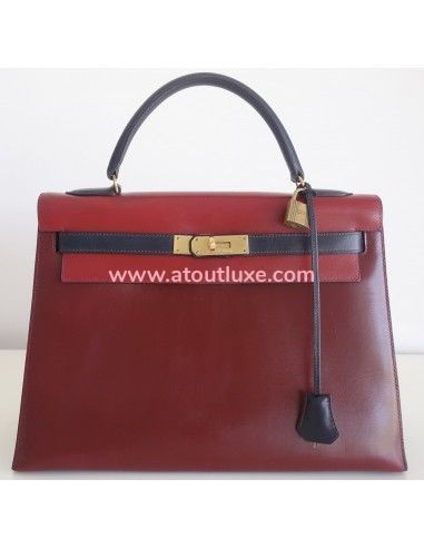 Sac Hermes Kelly 32 tricolore