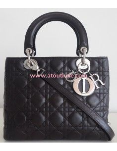 Sac Lady Dior marron 2