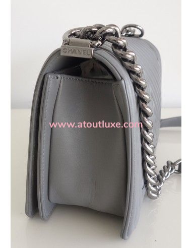 sac Chanel Boy gris sac Chanel Boy gris