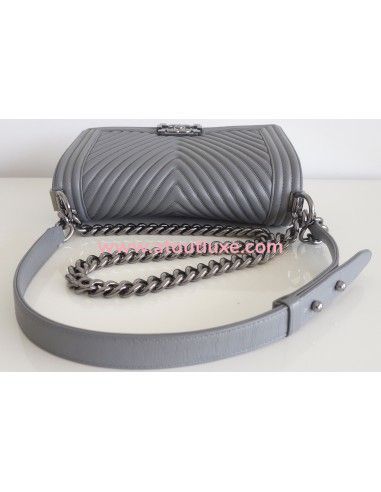sac Chanel Boy gris sac Chanel Boy gris