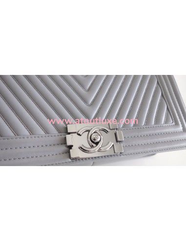 sac Chanel Boy gris sac Chanel Boy gris