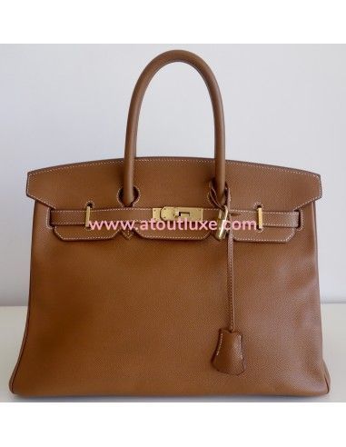 Sac Hermes Birkin 35 gold