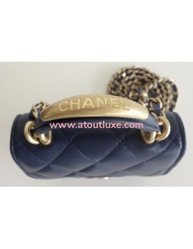 Mini Sac Chanel Classique bleu marine Mini Sac Chanel Classique bleu marine