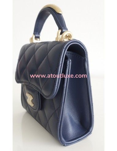 Mini Sac Chanel Classique bleu marine Mini Sac Chanel Classique bleu marine
