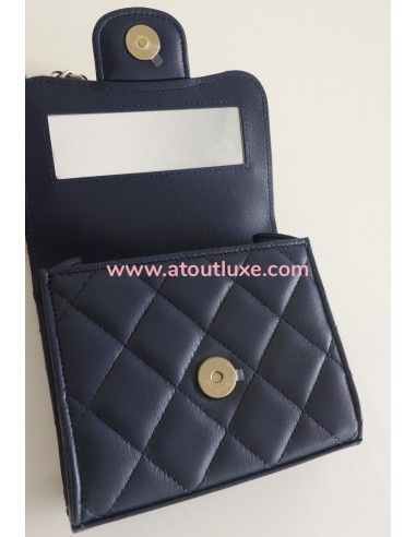 Mini Sac Chanel Classique bleu marine Mini Sac Chanel Classique bleu marine