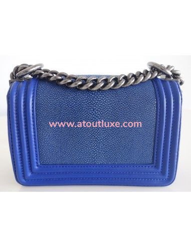 Sac mini Boy Chanel galuchat Sac mini Boy Chanel galuchat