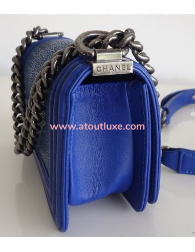 Sac mini Boy Chanel galuchat Sac mini Boy Chanel galuchat