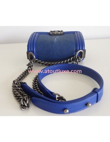 Sac mini Boy Chanel galuchat Sac mini Boy Chanel galuchat