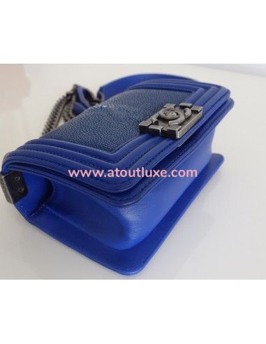 Sac mini Boy Chanel galuchat Sac mini Boy Chanel galuchat