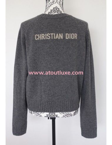 Pull cachemire gris Dior 2022