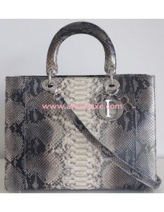 Sac Lady Dior python grand...
