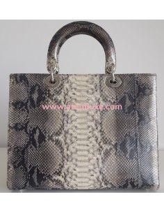 Sac Lady Dior python grand... 2