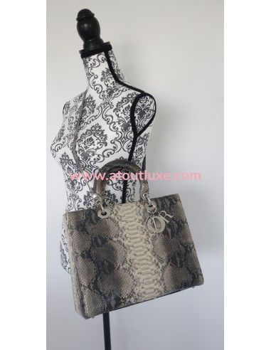 Sac Lady Dior python grand modèle Sac Lady Dior python grand modèle