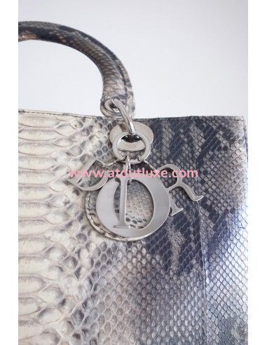 Sac Lady Dior python grand modèle Sac Lady Dior python grand modèle