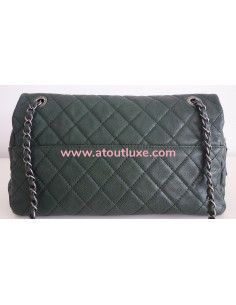 Sac Chanel Classique vert 2