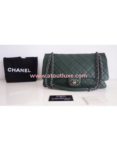 Sac Chanel Classique vert Sac Chanel Classique vert