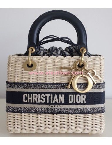 sac Lady Dior osier