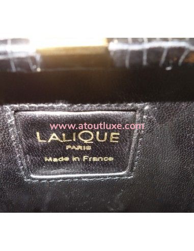 Minaudière Lalique crocodile Minaudière Lalique crocodile
