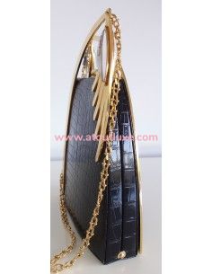 Minaudière Lalique crocodile 2