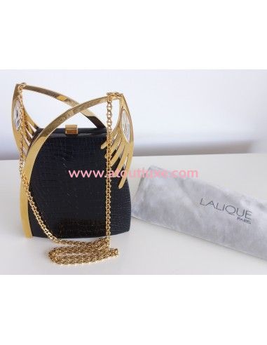 Minaudière Lalique crocodile Minaudière Lalique crocodile