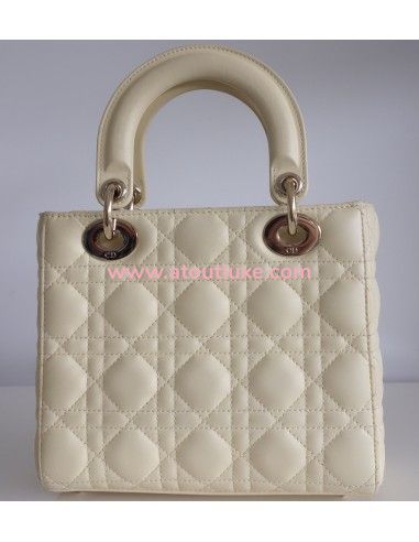 Sac Lady Dior jaune pâle Sac Lady Dior jaune pâle