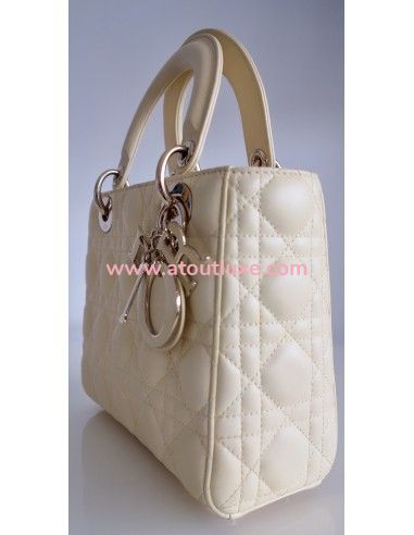 Sac Lady Dior jaune pâle Sac Lady Dior jaune pâle