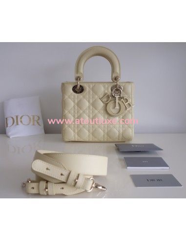 Sac Lady Dior jaune pâle Sac Lady Dior jaune pâle