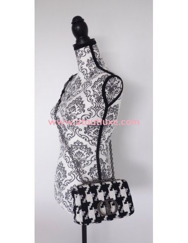 Sac Dior Caro pied de poule Sac Dior Caro pied de poule
