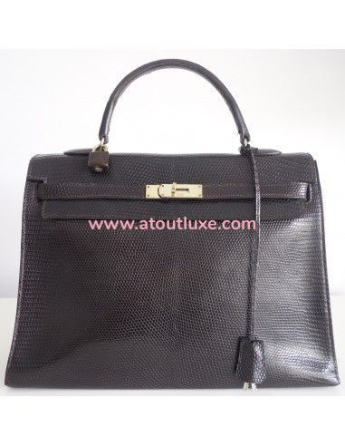 Sac Hermes Kelly 35 lézard