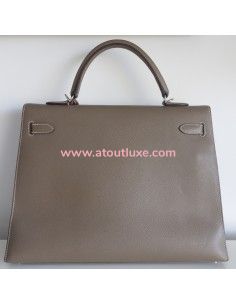 Sac Hermes Kelly 35 étoupe 2