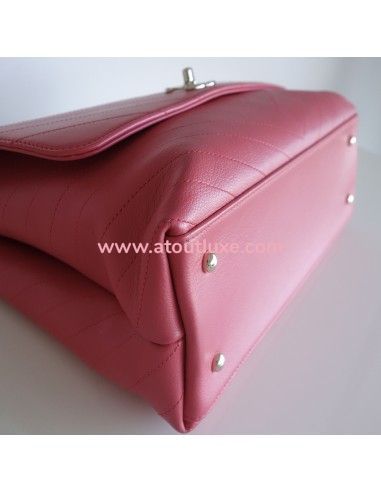Sac Chanel à rabat rose Sac Chanel à rabat rose