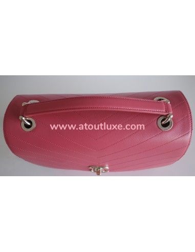 Sac Chanel à rabat rose Sac Chanel à rabat rose