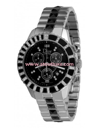 MONTRE DIOR CHRISTAL CHRONO DIAMANTS  MONTRE DIOR CHRISTAL CHRONO DIAMANTS