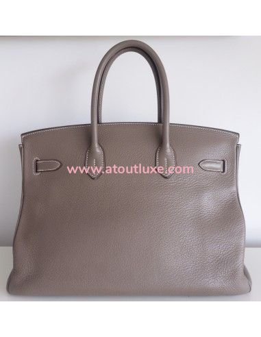 Sac Hermes Birkin étoupe 35 Sac Hermes Birkin étoupe 35