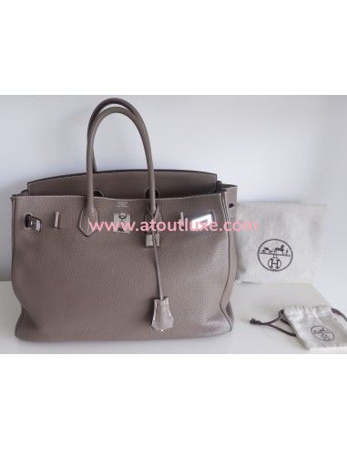 Sac Hermes Birkin étoupe 35 Sac Hermes Birkin étoupe 35
