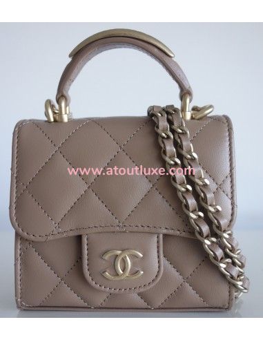 Chanel Sac à Rabat Timeless Fausse Fourrure Large