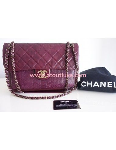 Sac Chanel cuir/python Sac Chanel cuir/python