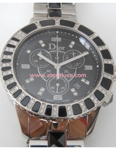 MONTRE DIOR CHRISTAL CHRONO DIAMANTS  MONTRE DIOR CHRISTAL CHRONO DIAMANTS
