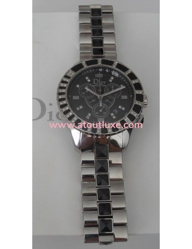 MONTRE DIOR CHRISTAL CHRONO DIAMANTS  MONTRE DIOR CHRISTAL CHRONO DIAMANTS