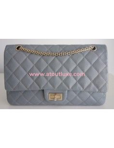 Sac Chanel 2.55 gris 2