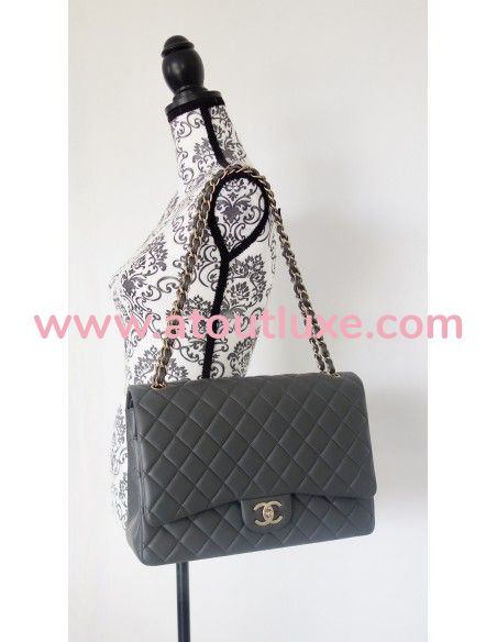 Sac Chanel Classique gris