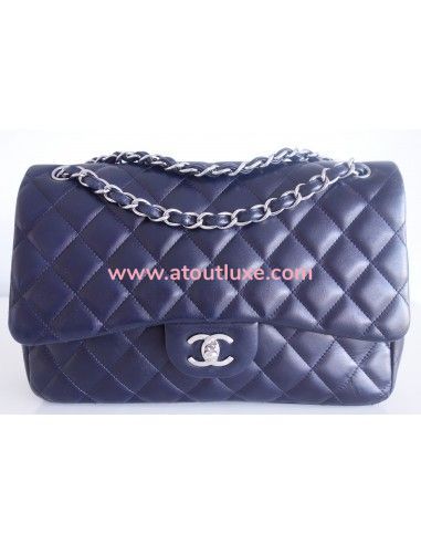 Sac Chanel Classique Gm bleu marine