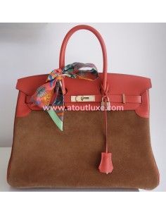 Sac Hermes Birkin 35 Grizzly