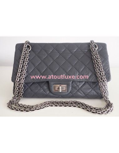 Sac Chanel 2.55 gris