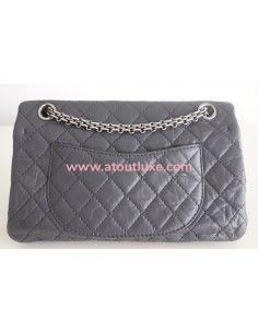 Sac Chanel 2.55 gris 2