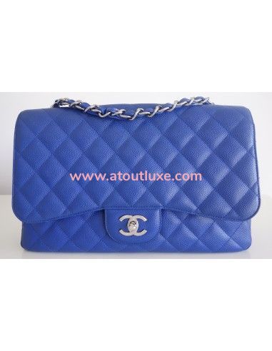 Sac Chanel Classique bleu électrique