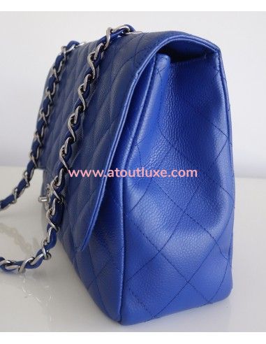 Sac Chanel Classique bleu électrique Sac Chanel Classique bleu électrique