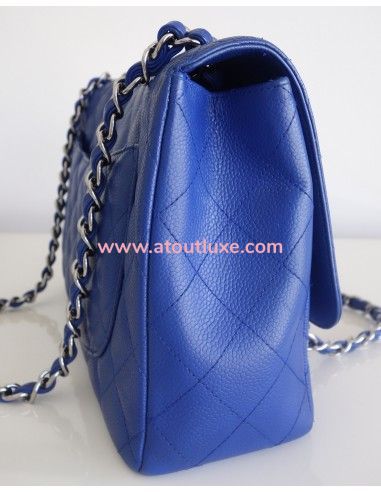 Sac Chanel Classique bleu électrique Sac Chanel Classique bleu électrique