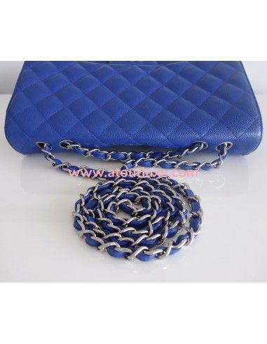 Sac Chanel Classique bleu électrique Sac Chanel Classique bleu électrique