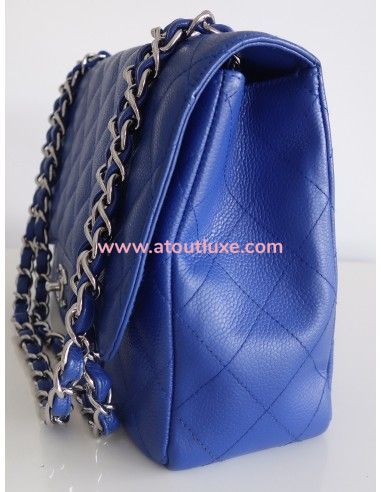 Sac Chanel Classique bleu électrique Sac Chanel Classique bleu électrique
